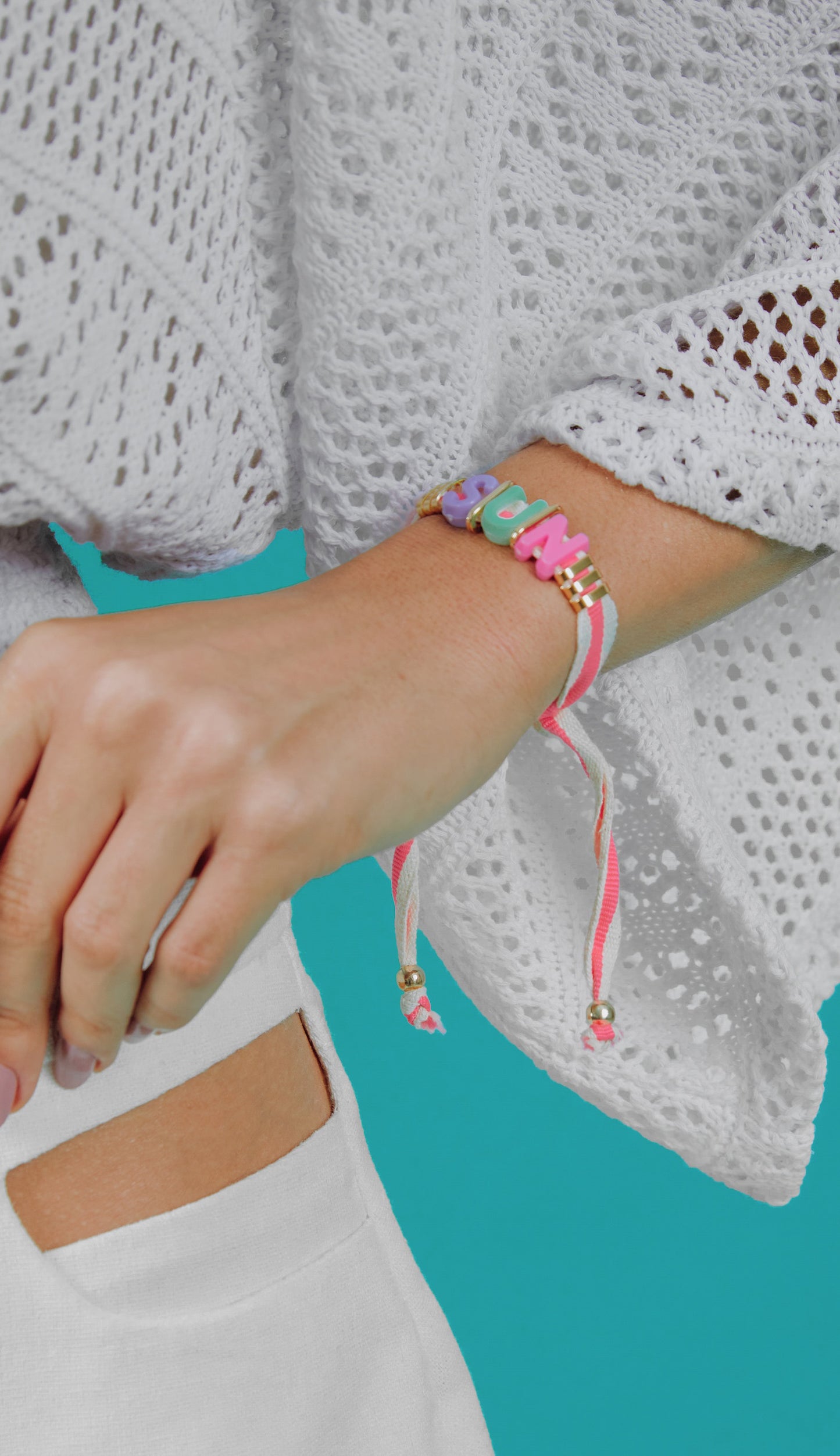 Pulseira Sun Rosa