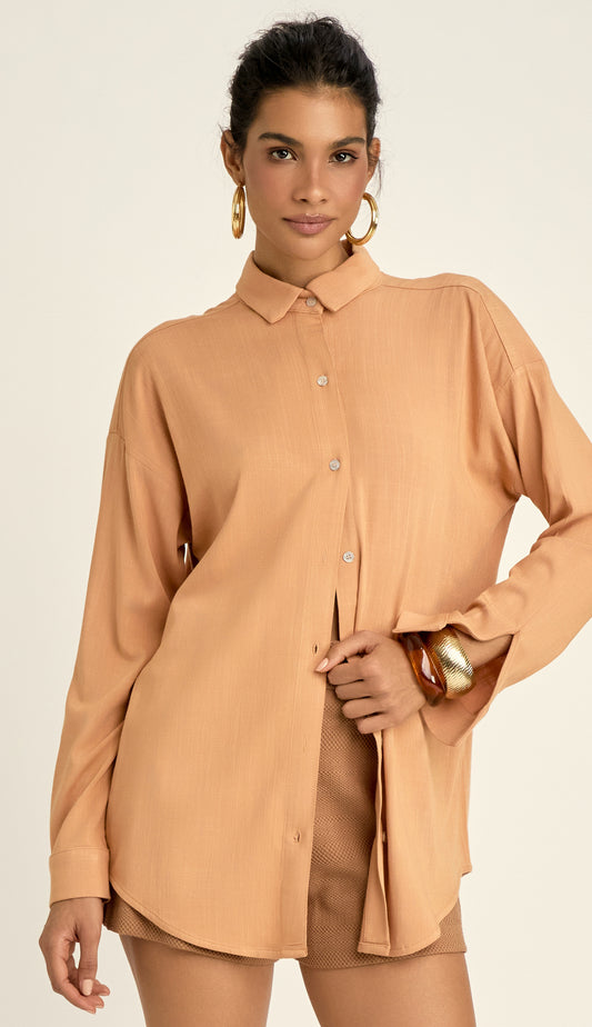 Camisa Salinas Mocha