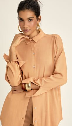 Camisa Salinas Mocha