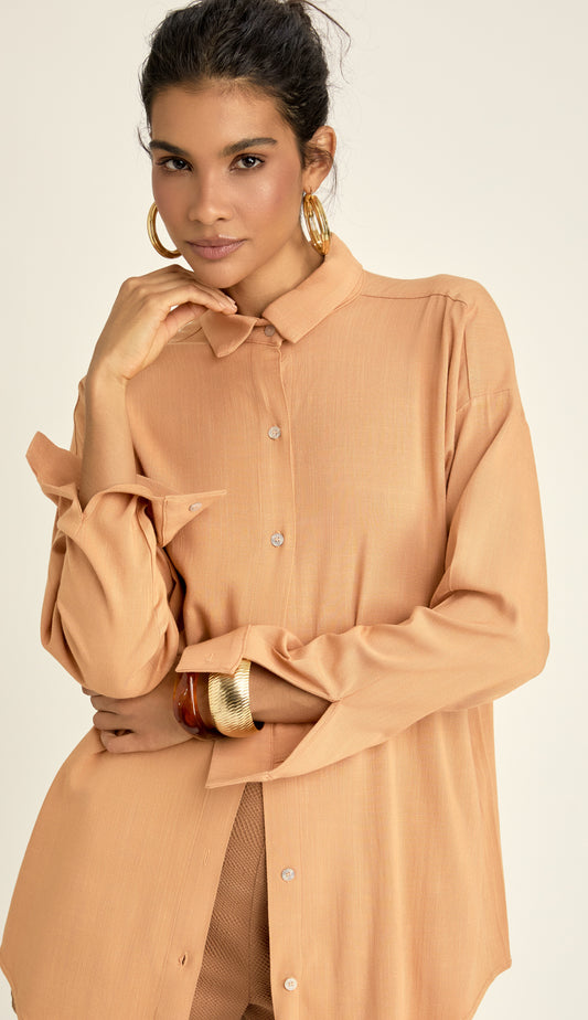 Camisa Salinas Mocha