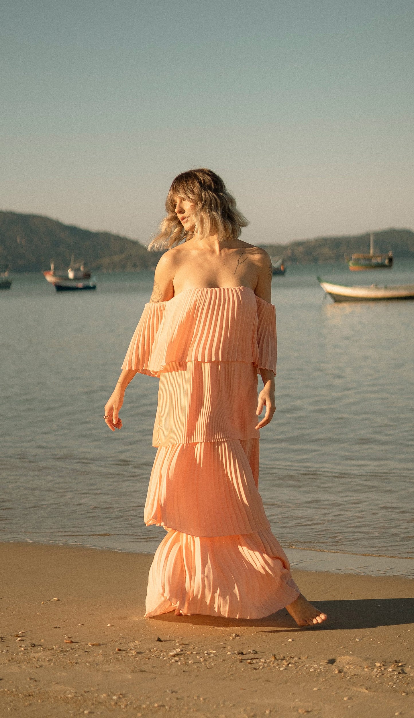 Vestido Rebeca Pêssego