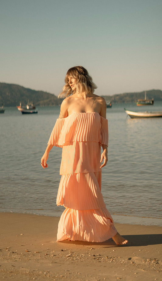 Vestido Rebeca Pêssego