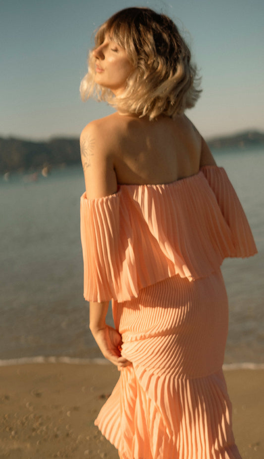 Vestido Rebeca Pêssego