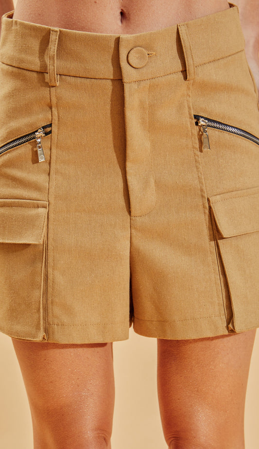 Shorts Geralda Caqui