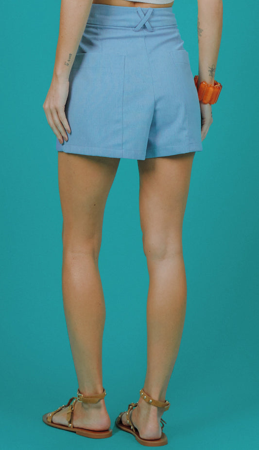 Shorts Geralda Azul