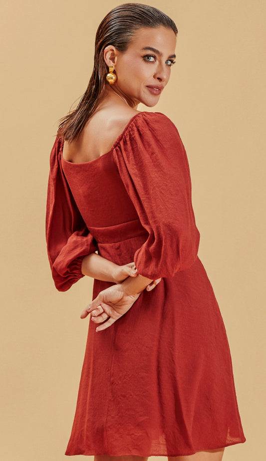 Vestido Tessa Caramelo