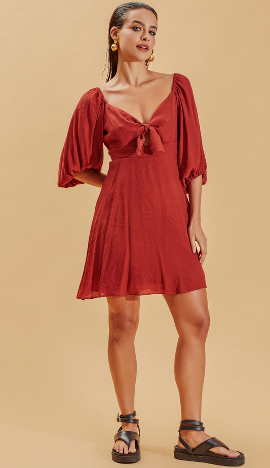 Vestido Tessa Caramelo