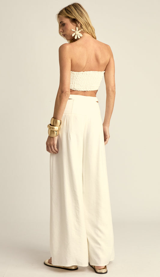 Conjunto Alfaiataria Poliviscose Turquia Off White | Laguna