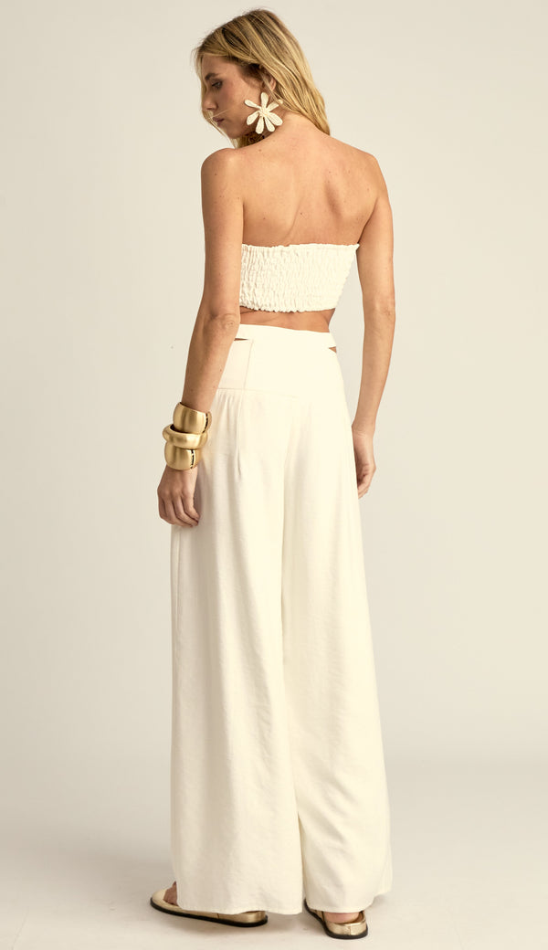 Conjunto Alfaiataria Poliviscose Turquia Off White | Laguna
