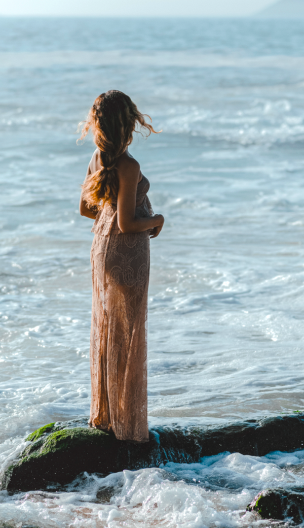 Conjunto Renda Courtney Mocha | Laguna