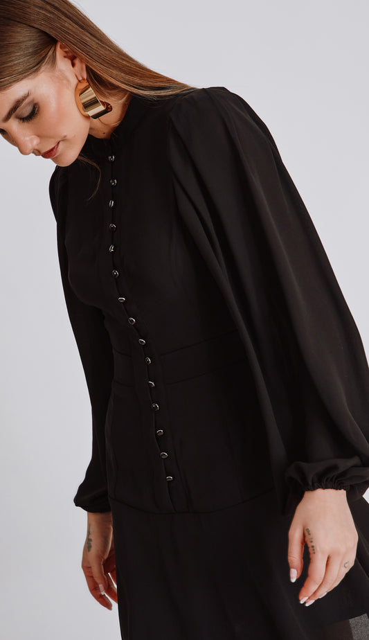 Vestido Verbena Preto