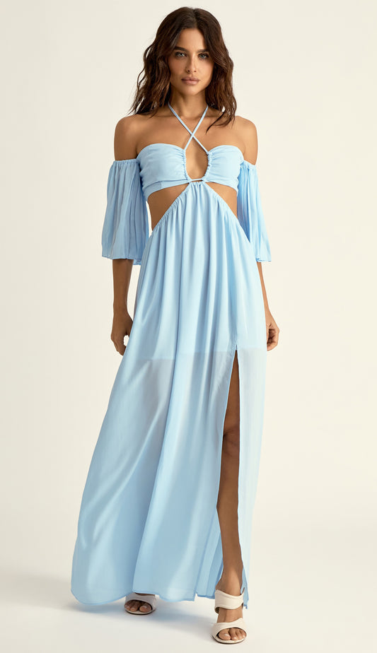 Vestido Aline Azul