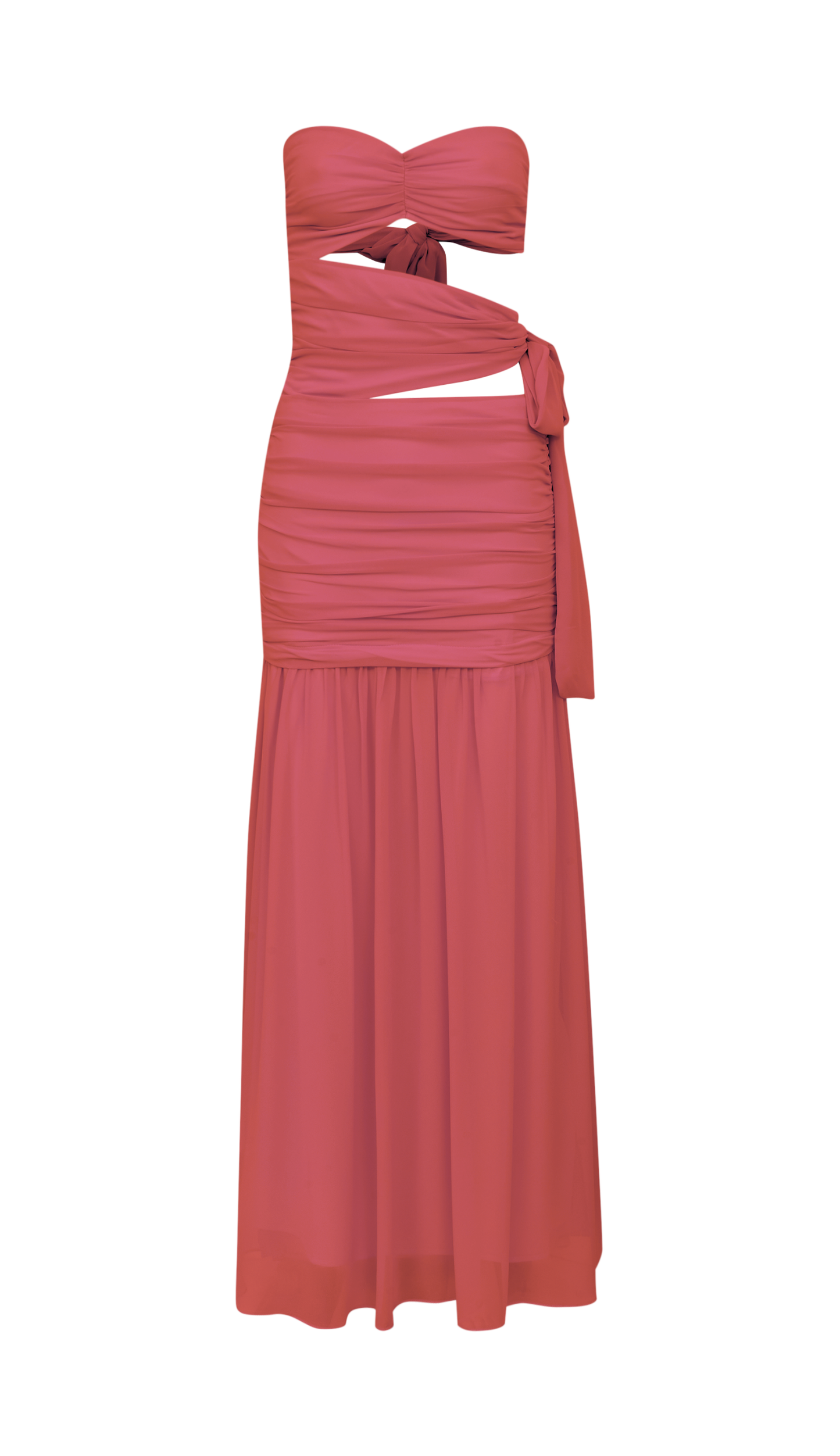 Vestido Corina Cereja