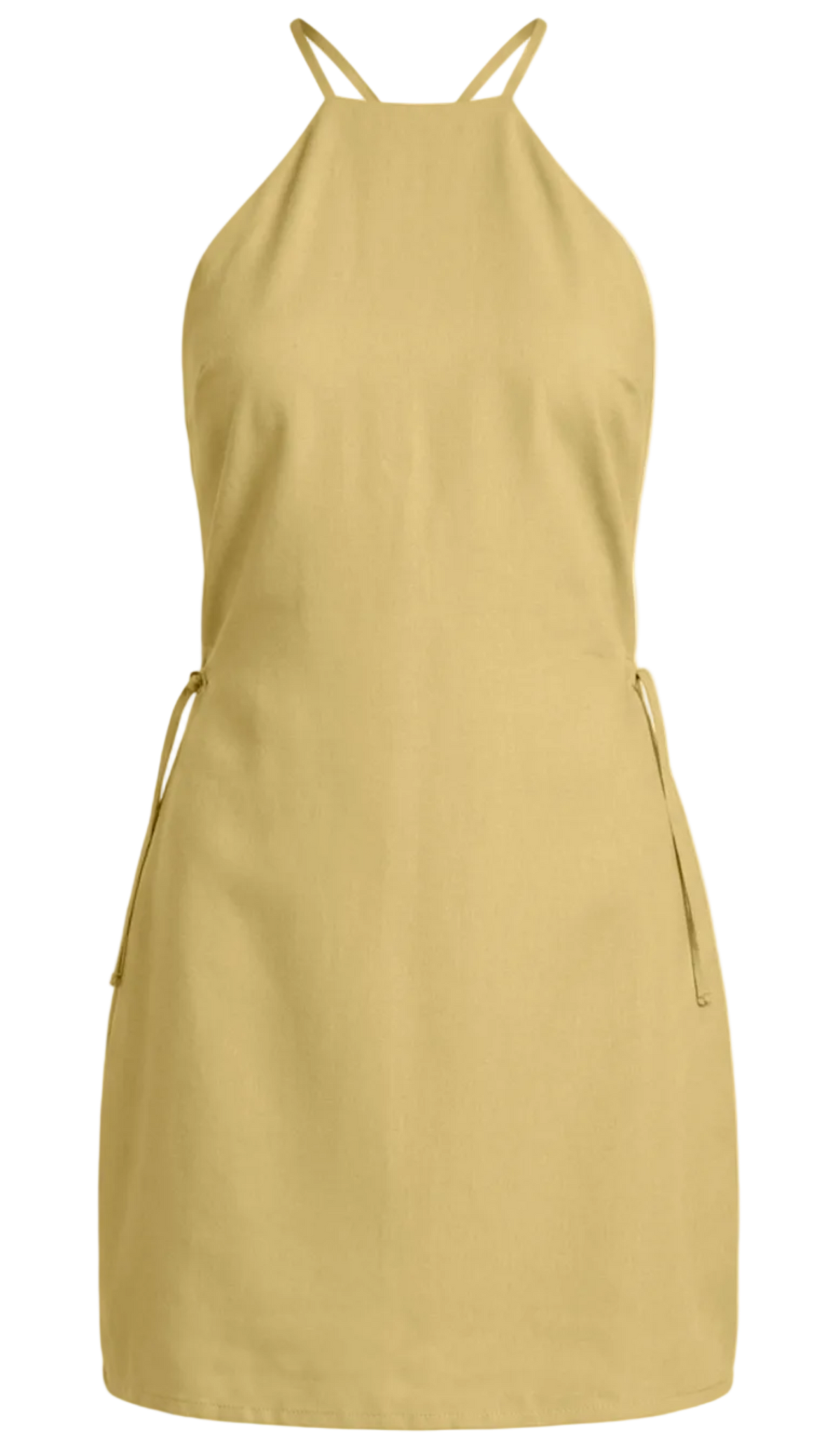 Vestido Curto em Linho Olinda Manteiga | Laguna