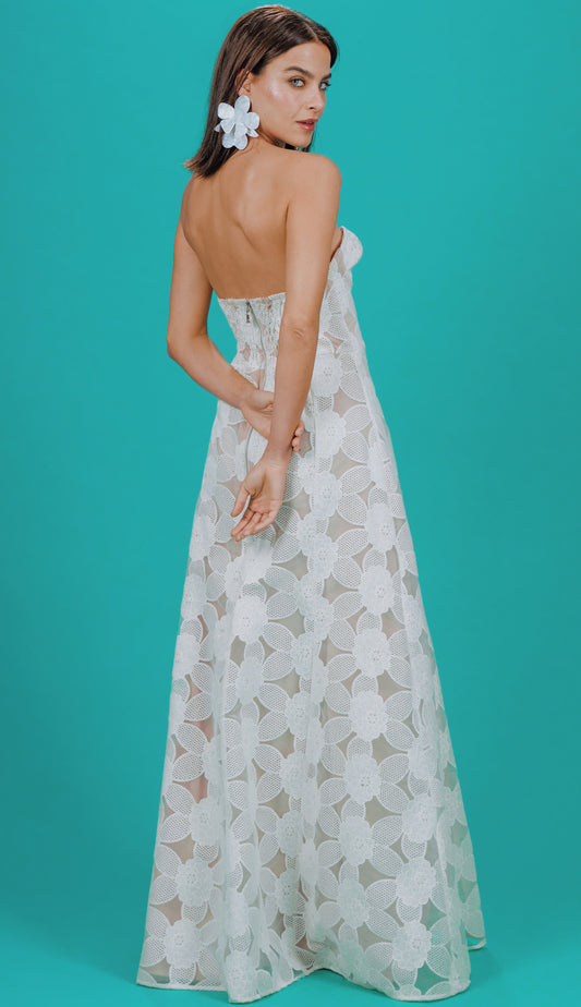 Vestido Flavie Off White