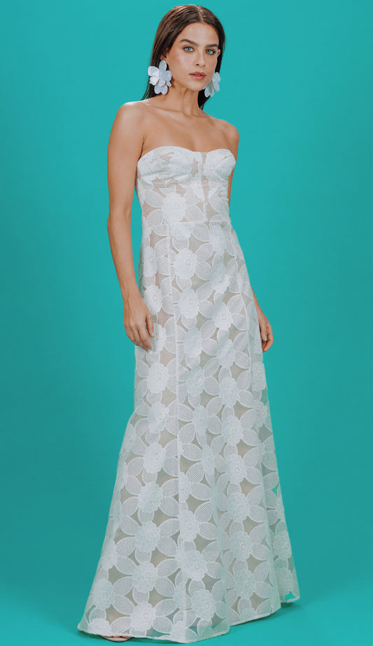 Vestido Flavie Off White