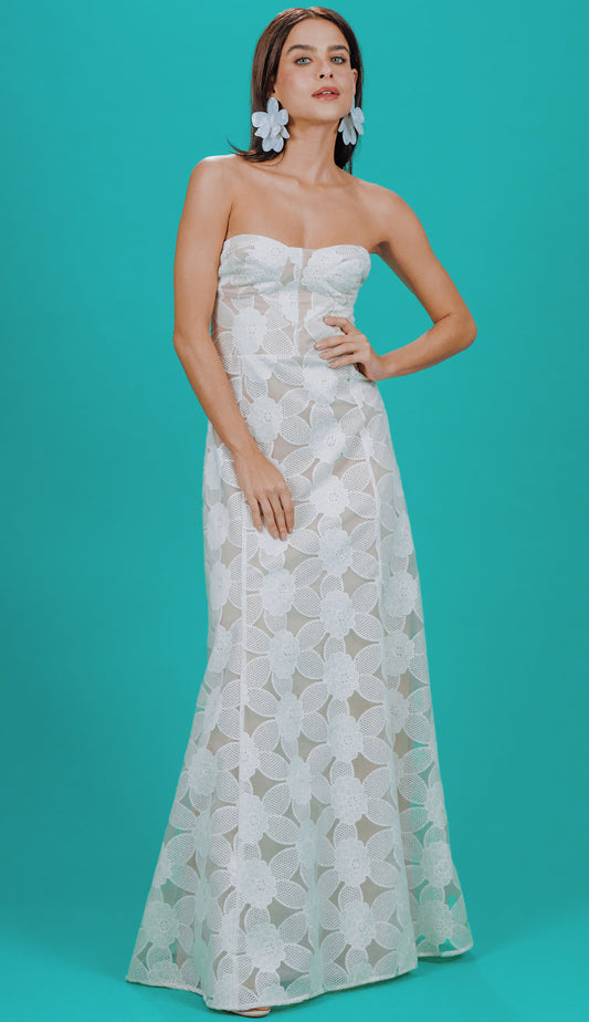 Vestido Flavie Off White