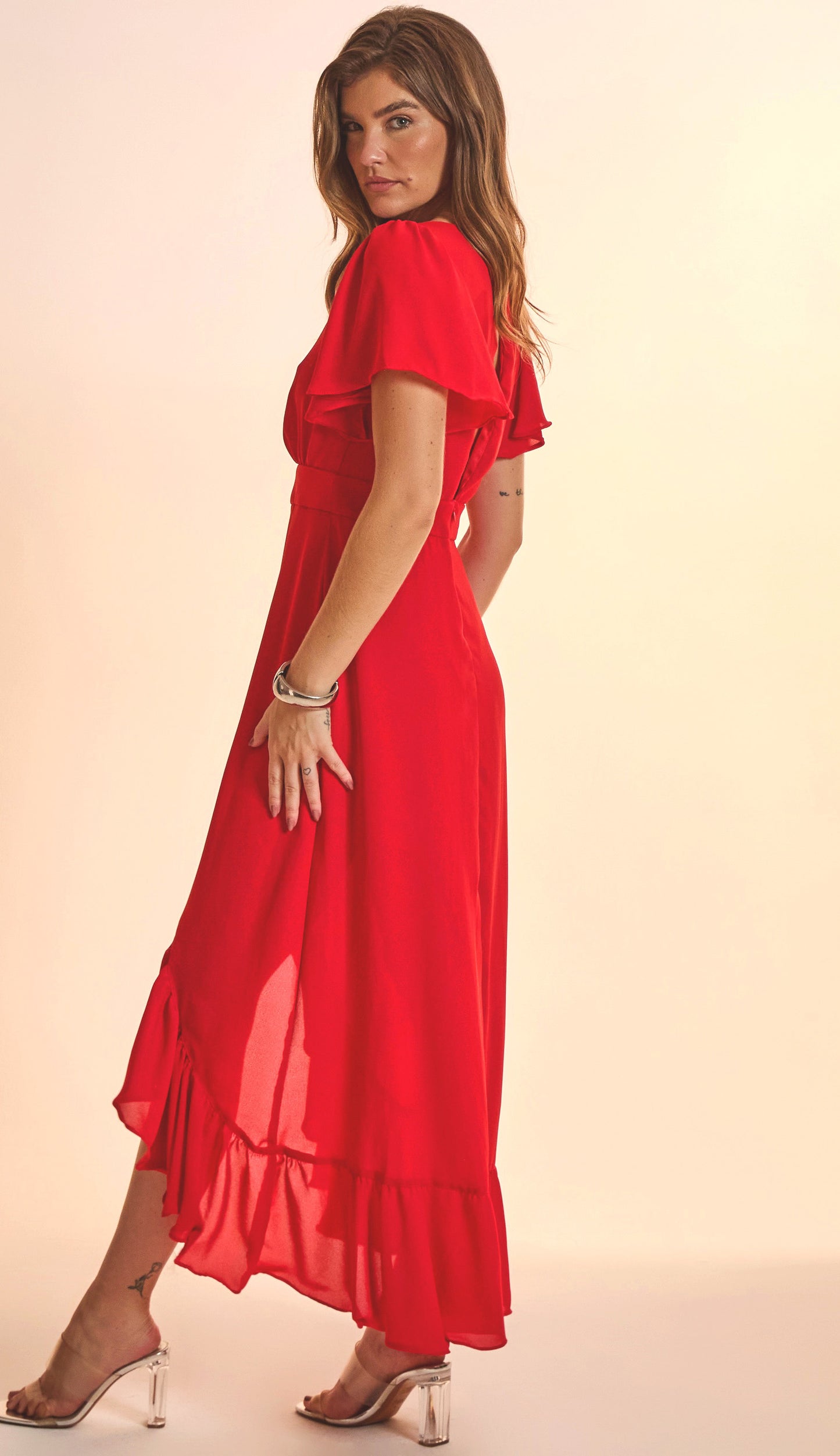 Vestido Frida Cereja