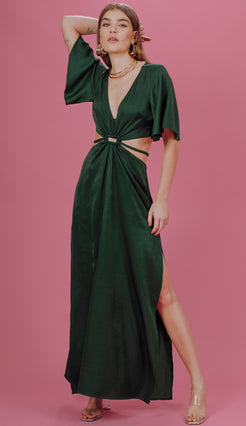 Vestido Melinda Militar