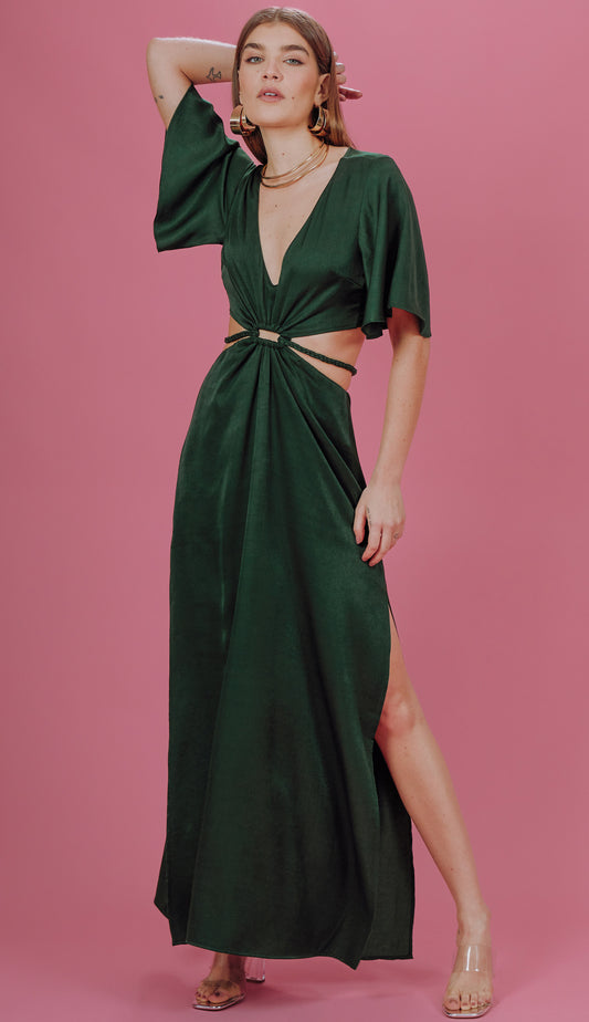 Vestido Melinda Militar