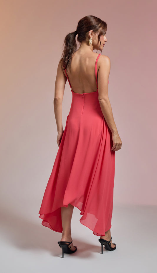 Vestido Melissa Cereja