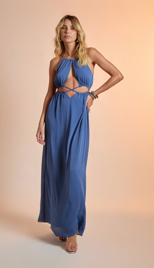 Vestido Micaela Azul