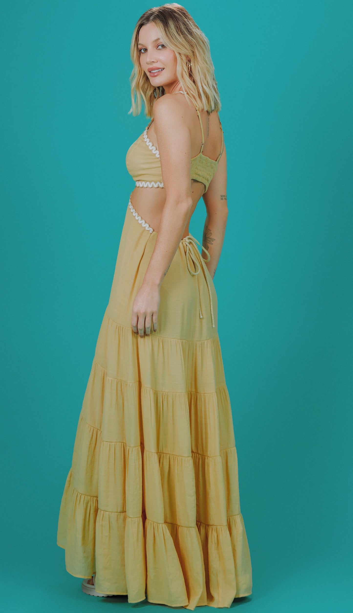 Vestido Nara Amarelo