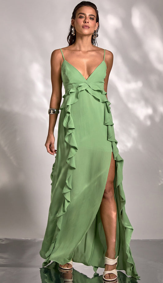 Vestido Thaeme Verde