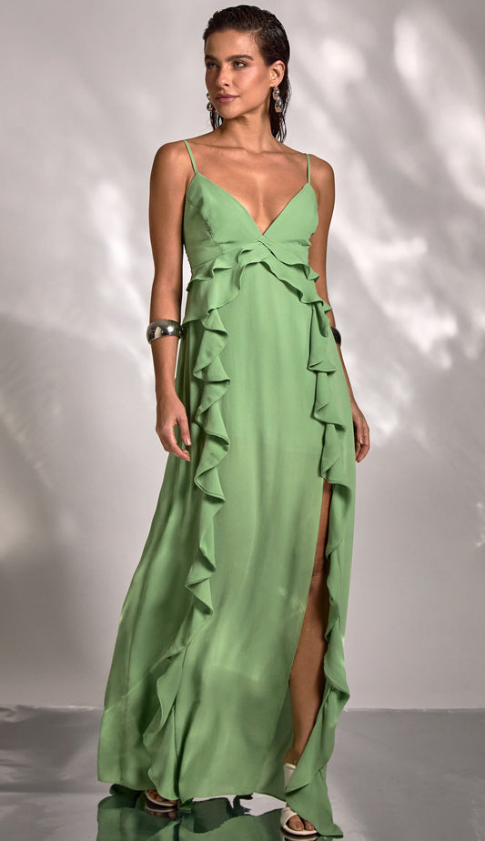 Vestido Thaeme Verde