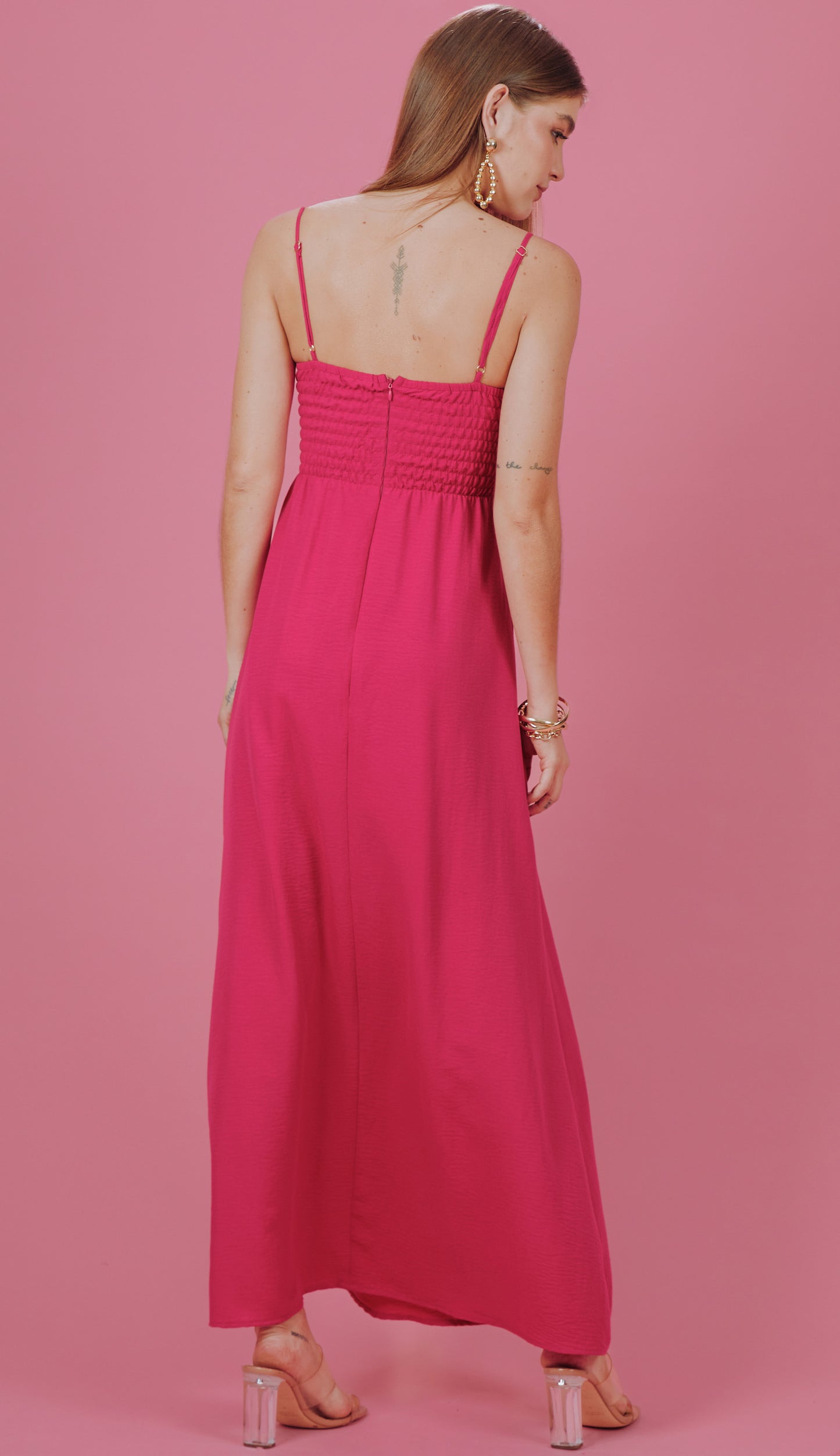 Vestido Donzela Magenta