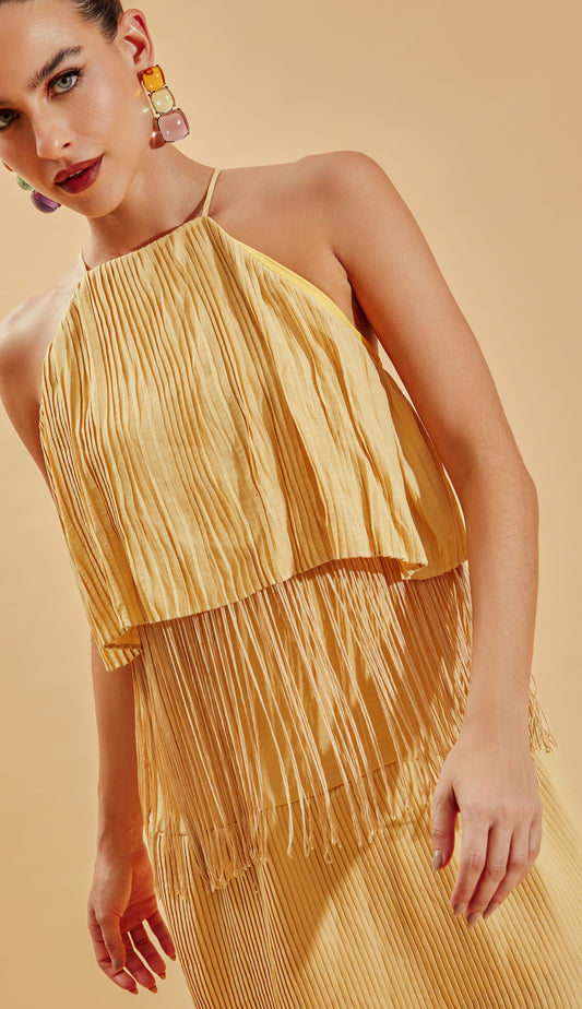 Vestido Floriana Amarelo