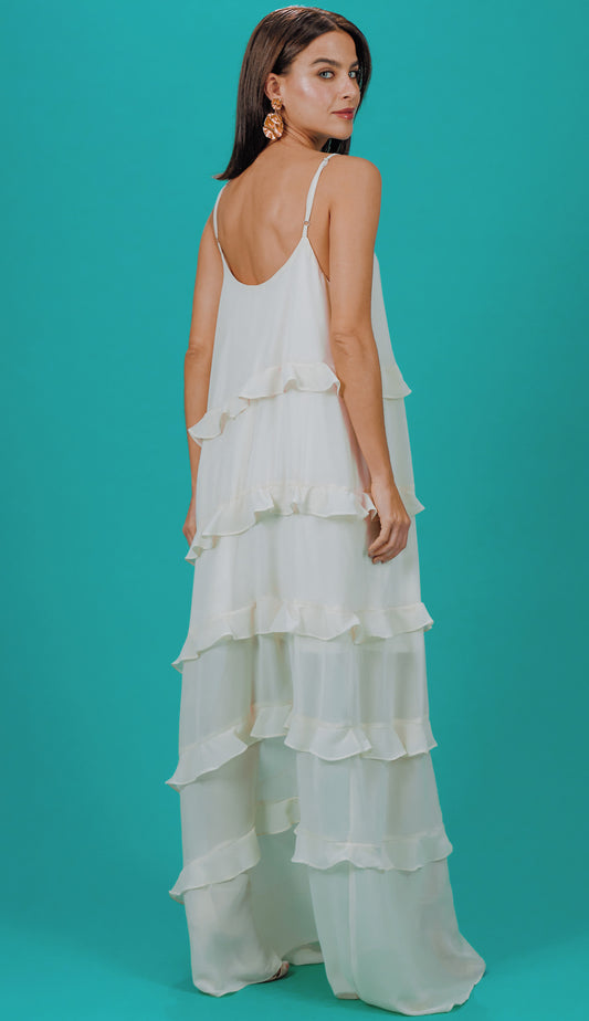Vestido Maria Montoro Chantilly
