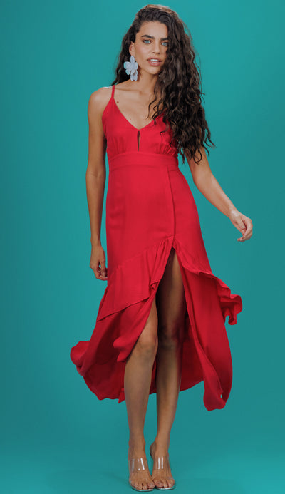 Vestido Fulvia Cereja