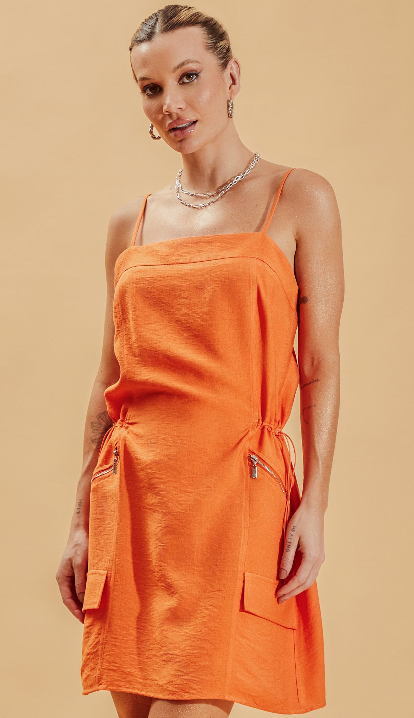 Vestido Joy Laranja