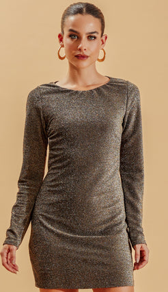 Vestido Juquitiba Dourado