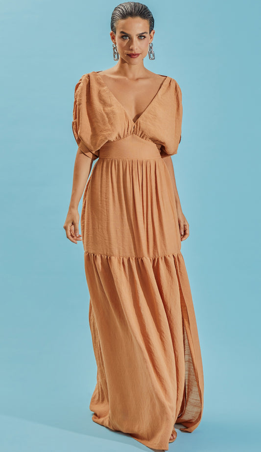 Vestido Lilian Caramelo