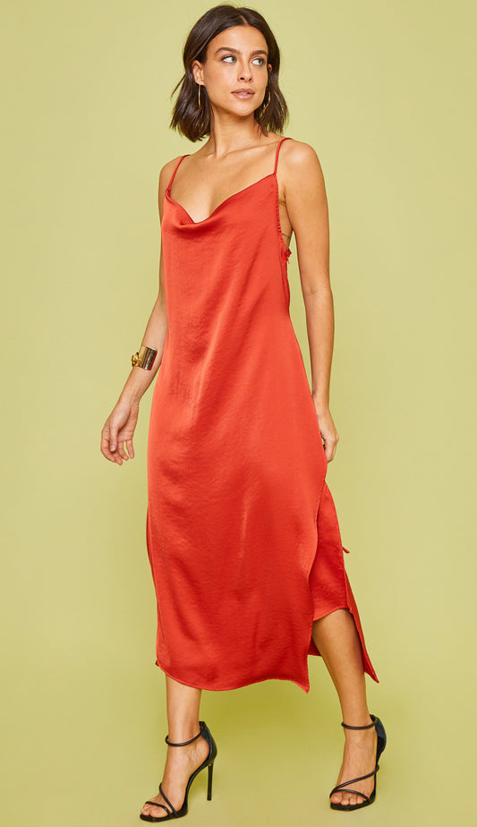Vestido Luiza Cereja