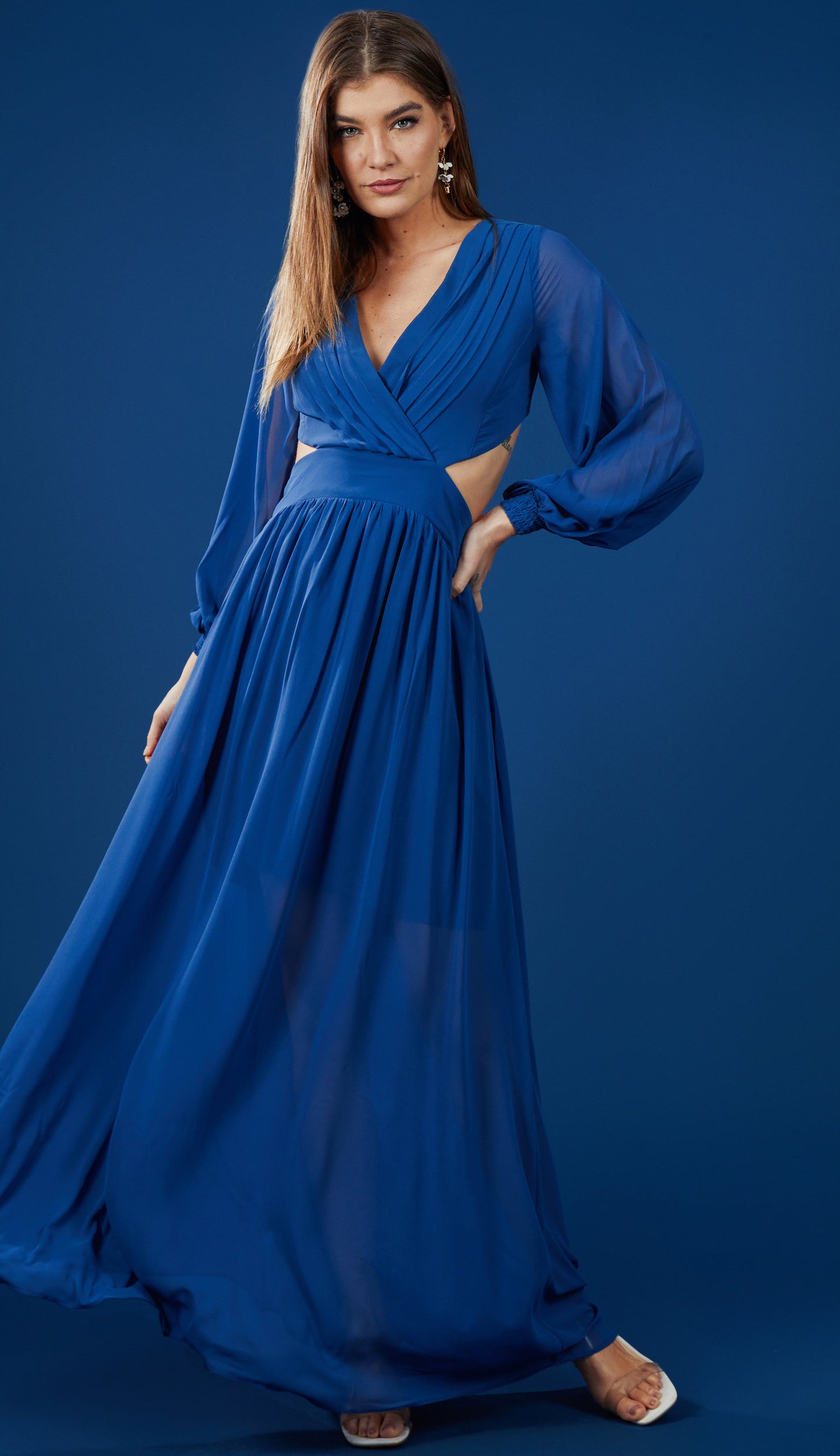 Vestido Má Azul