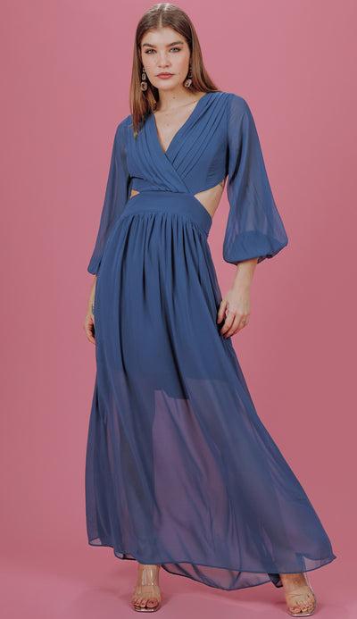 Vestido Má Azul