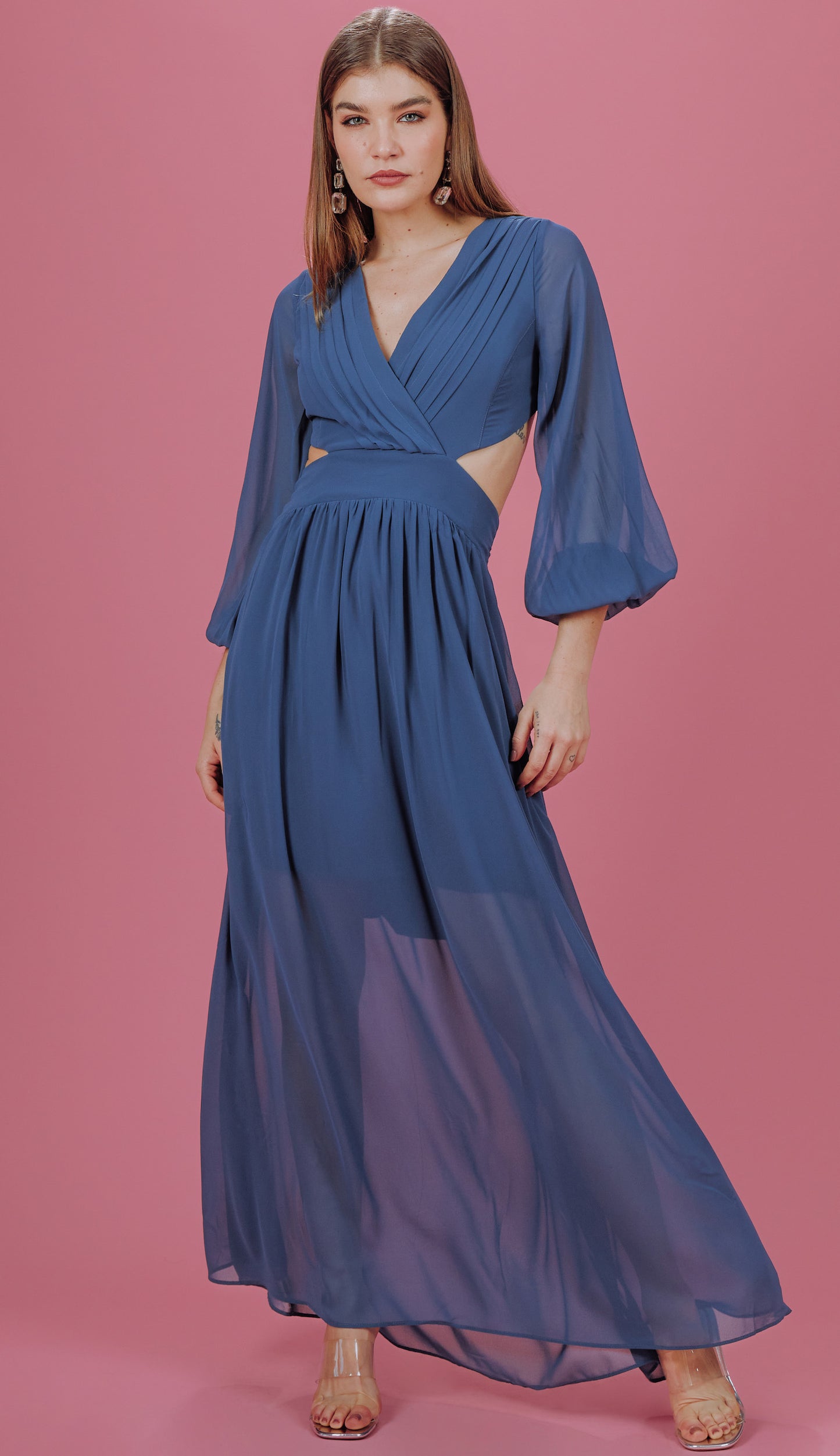 Vestido Má Azul