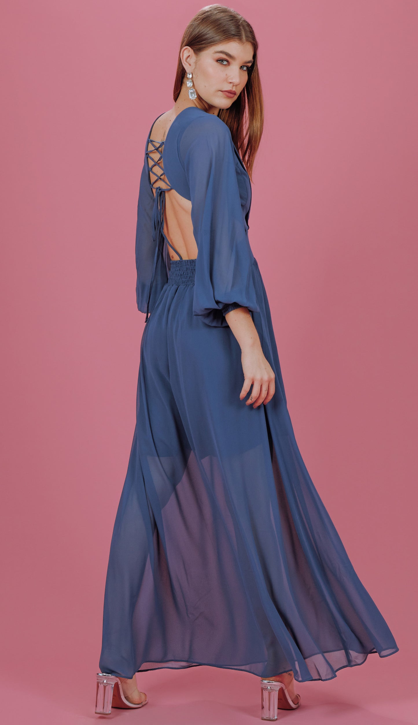 Vestido Má Azul