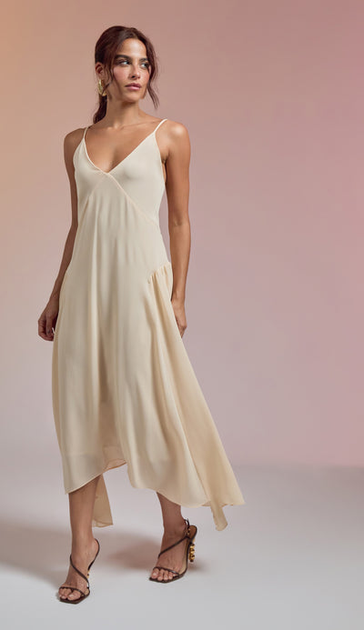 Vestido Melissa Manteiga