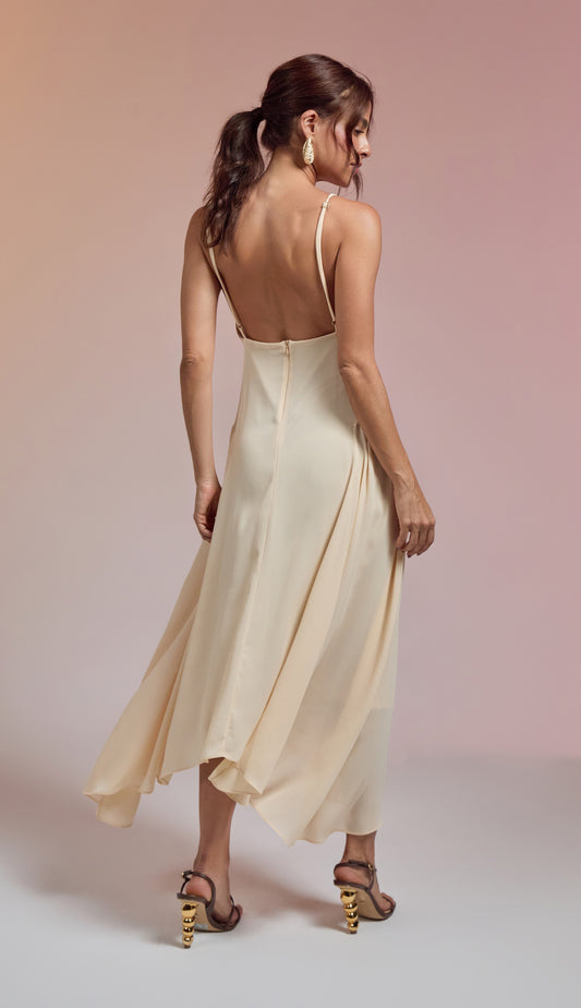 Vestido Melissa Manteiga