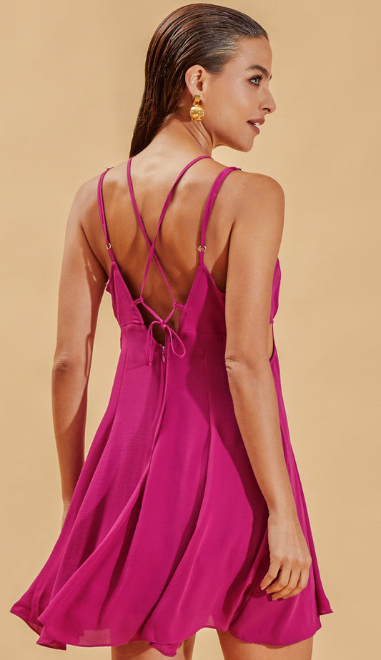 Vestido Naty Magenta