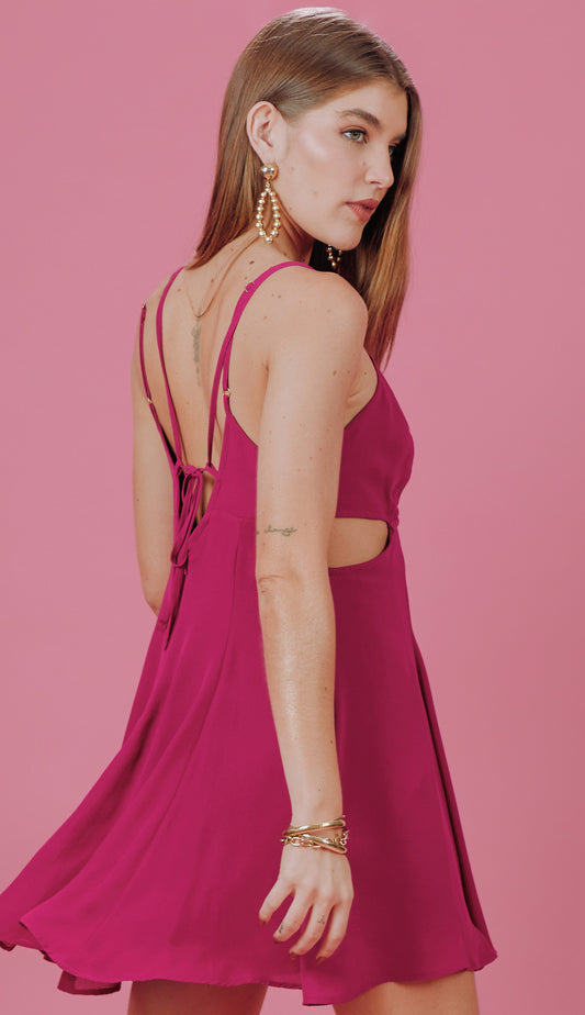 Vestido Naty Magenta