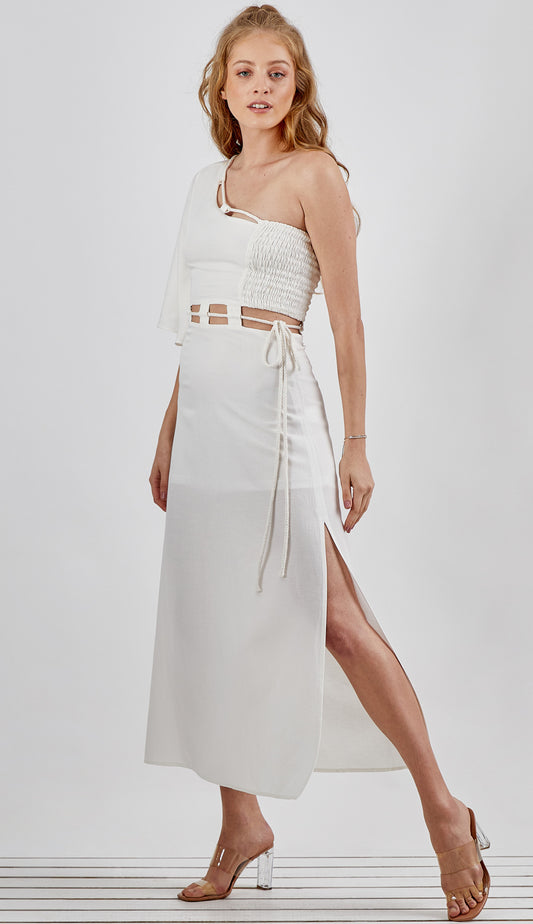 Vestido Oceania Off White