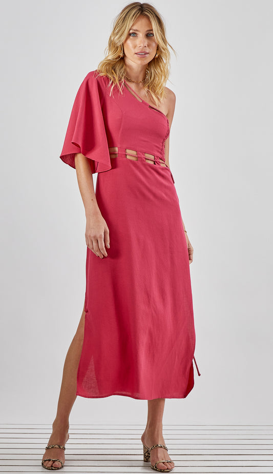 Vestido Oceania Hibisco