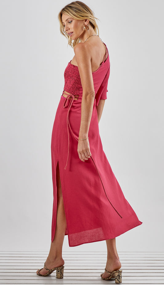 Vestido Oceania Hibisco