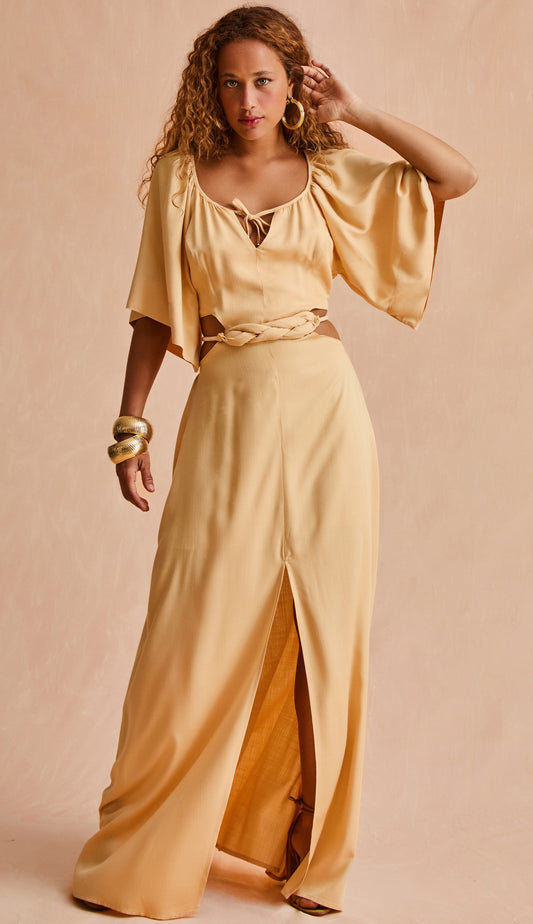 Vestido Paty Amarelo