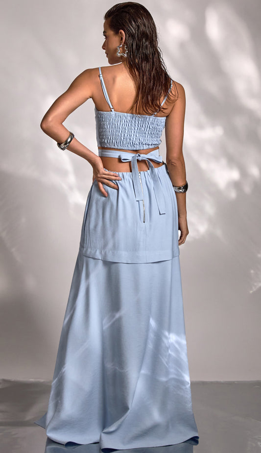 Vestido Terezina Azul